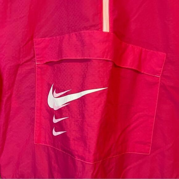 New Womens Nike Swoosh Pullover Running Windbreaker Size large - Picture 2 of 7